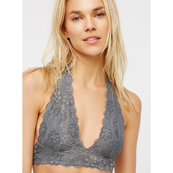 Free People Lace Halter Bralette - Picture 2 of 8